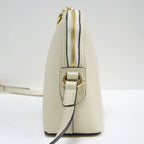 Gucci Ophidia Shoulder Bag Leather White Gold — view 3