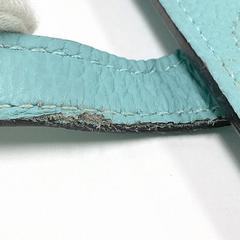 Hermes Dogon GM Bifold Wallet Togo Blue Atoll Silver T Carved — view 7