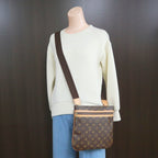 Louis Vuitton Pochette Bossford Shoulder Bag Monogram Brown — view 9