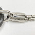 Hermes Bracelet Silver Blue Metal Lacquer Buffalo Horn — view 7