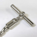 Hermes Bracelet Silver Blue Metal Lacquer Buffalo Horn — view 6