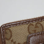 Gucci Wallet GG Canvas Leather Beige Brown — view 7