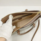 Gucci 2-Way Shoulder Bag GG Supreme Leather Khaki Brown — view 6