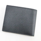 Gucci Interlocking G-bifold Compact Wallet Black Blue Leather — view 2