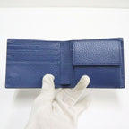 Gucci Interlocking G-bifold Compact Wallet Black Blue Leather — view 5
