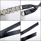 Louis Vuitton Choker Leather Black Silver — view 4