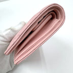 Chanel Small Flap Wallet Star CC Caviar Leather Pink Silver — view 4