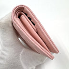 Chanel Small Flap Wallet Star CC Caviar Leather Pink Silver — view 5