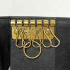 Gucci Key Case Leather Black Holder — view 5