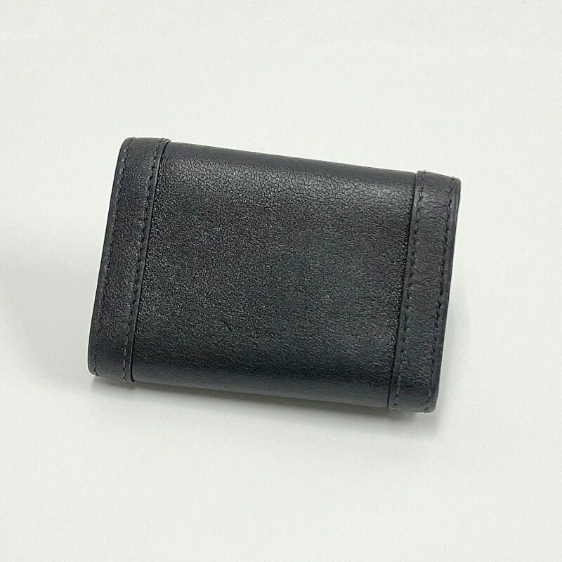 Gucci Key Case Leather Black Holder — view 2
