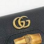 Gucci Key Case Leather Black Holder — view 7