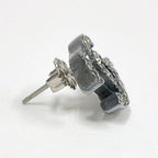 Chanel Earrings CC Mark Antique Metal — view 4