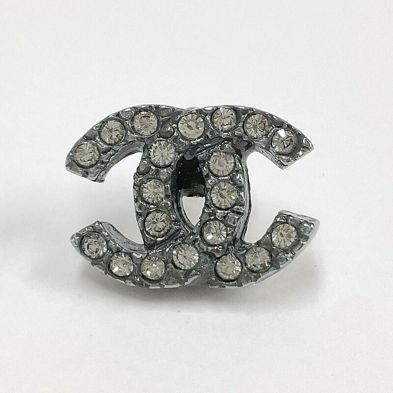 Chanel Earrings CC Mark Antique Metal — view 2