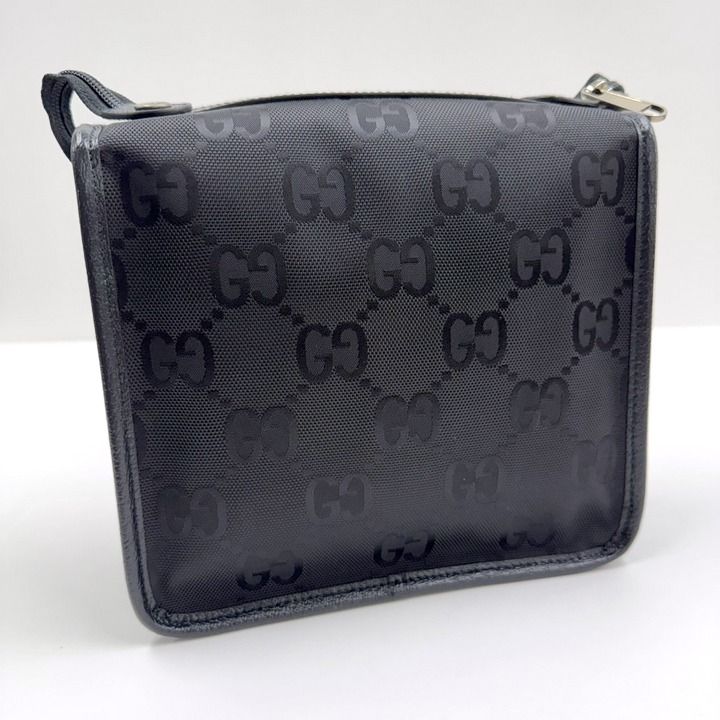 Gucci Off the Grid Travel Pouch Nylon Leather Black — view 2