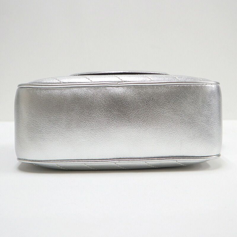 Gucci Blondie Small Shoulder Bag Silver Leather — view 4