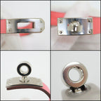 Hermes Kelly Glove Holder Charm Swift Pink Silver — view 6
