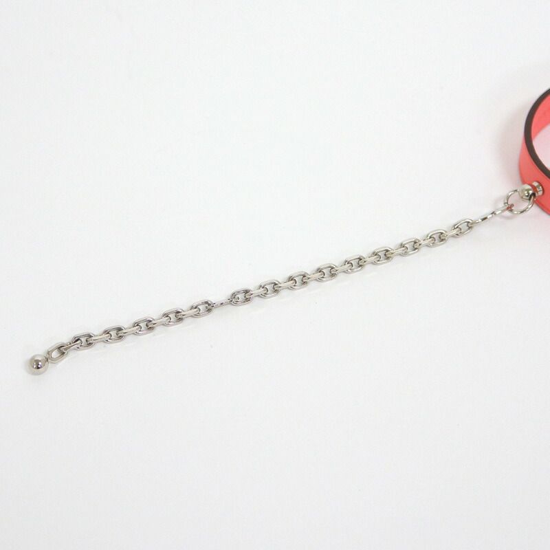 Hermes Kelly Glove Holder Charm Swift Pink Silver — view 5