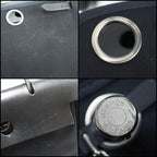 Hermes Herbag a Dos PM Black Silver Toile Officier Vache — view 7