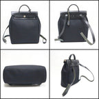 Hermes Herbag a Dos PM Black Silver Toile Officier Vache — view 2
