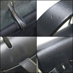 Hermes Herbag a Dos PM Black Silver Toile Officier Vache — view 6