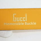 Gucci Belt Leather Light Blue Yellow — view 8