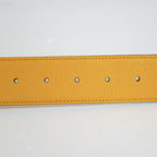 Gucci Belt Leather Light Blue Yellow — view 3