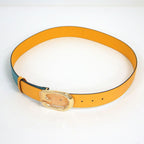Gucci Belt Leather Light Blue Yellow — view 2