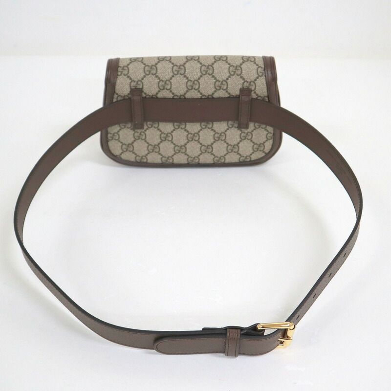 Gucci Blondie Belt Bag GG Supreme Beige Brown — view 2