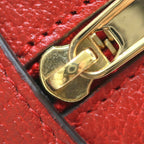 Gucci Mini Circle Backpack Ophidia GG Flora Leather Khaki Red — view 7