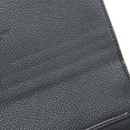 Saint Laurent Flap Wallet Leather Black Silver — view 7