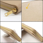 Celine Large Zip Wallet Grain Calf Beige — view 3