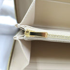 Celine Large Zip Wallet Grain Calf Beige — view 6