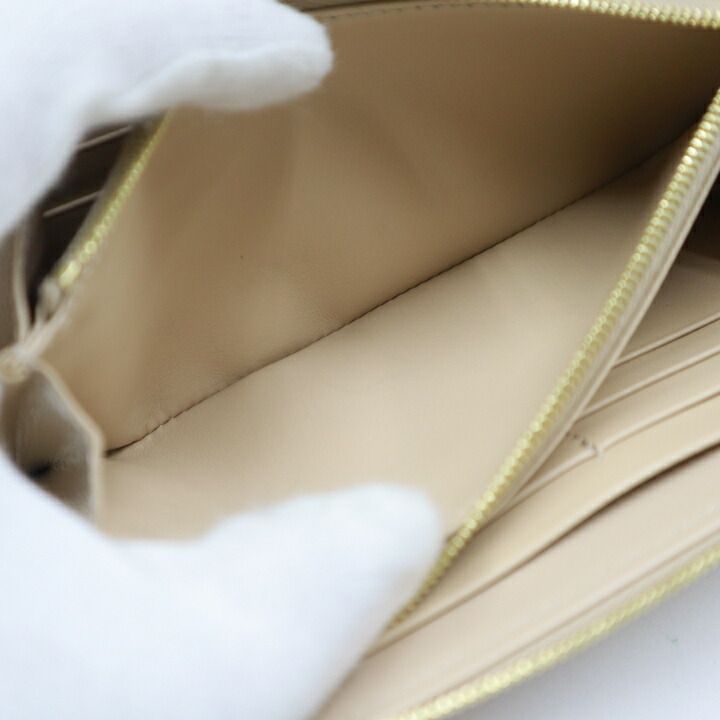 Celine Large Zip Wallet Grain Calf Beige — view 7