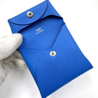 Hermes Bastia Coin Case Chevre Bleu Zanzibar — view 3