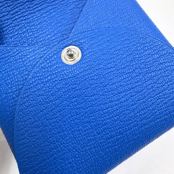 Hermes Bastia Coin Case Chevre Bleu Zanzibar — view 5