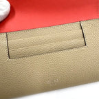 Celine Large Flap Multi Function Wallet Beige Leather — view 7