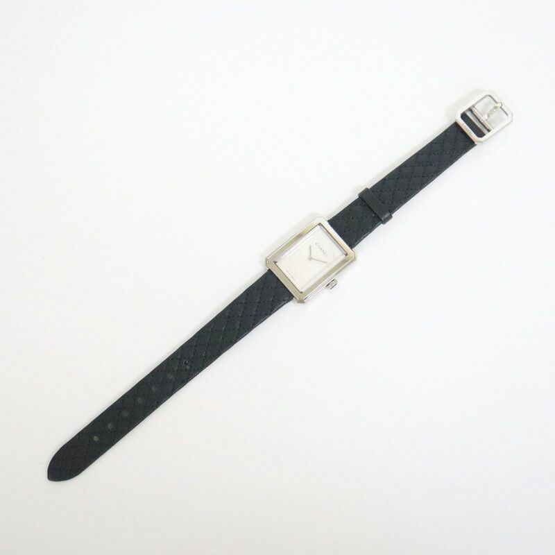 Chanel Boyfriend Small Watch Silver Black — view 4