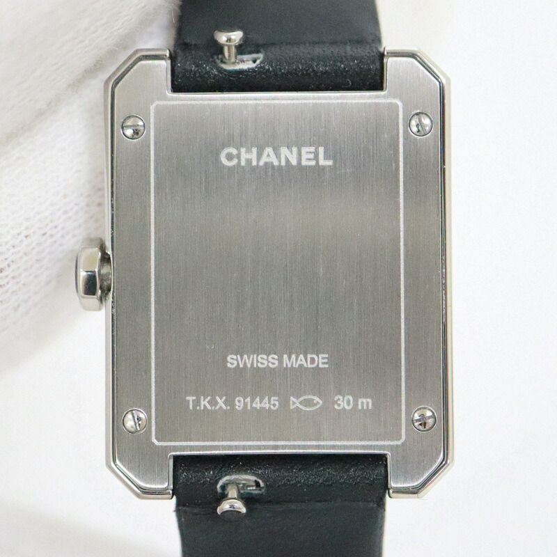 Chanel Boyfriend Small Watch Silver Black — view 2