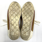 Gucci Low Cut Sneakers Brown Suede Resin 6.5 — view 6