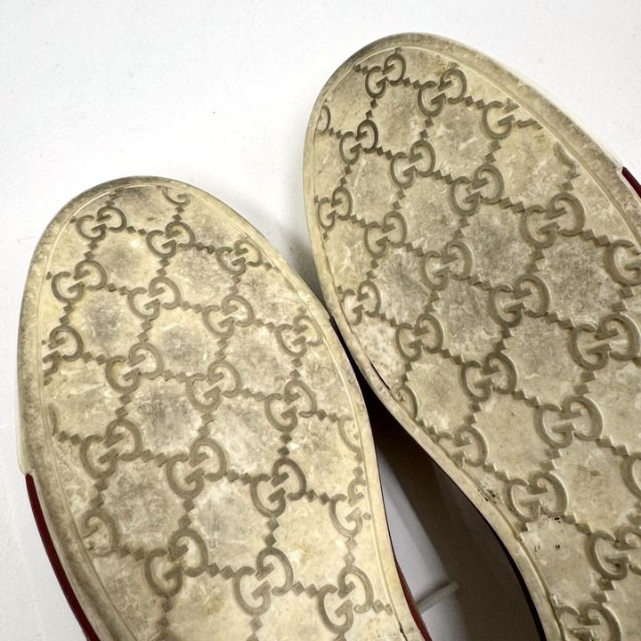 Gucci Low Cut Sneakers Brown Suede Resin 6.5 — view 8