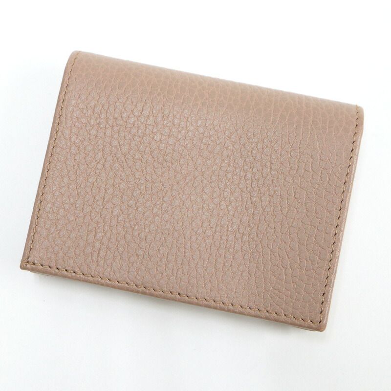 Gucci Bifold Wallet GG Marmont Leather Pink Beige — view 2