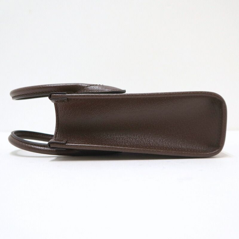 Gucci Jumbo GG Mini Tote Canvas Leather Brown Beige — view 3