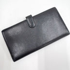Chanel Butterfly Camellia Wallet Leather Black Silver — view 2
