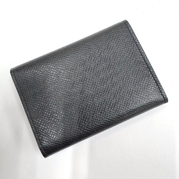 Louis Vuitton Envelope Business Card Holder NM Taiga Noir Black — view 2