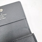 Louis Vuitton Envelope Business Card Holder NM Taiga Noir Black — view 6