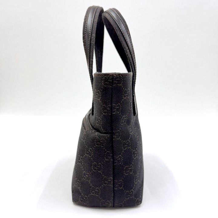Gucci Mini Tote GG Canvas Leather Brown — view 4