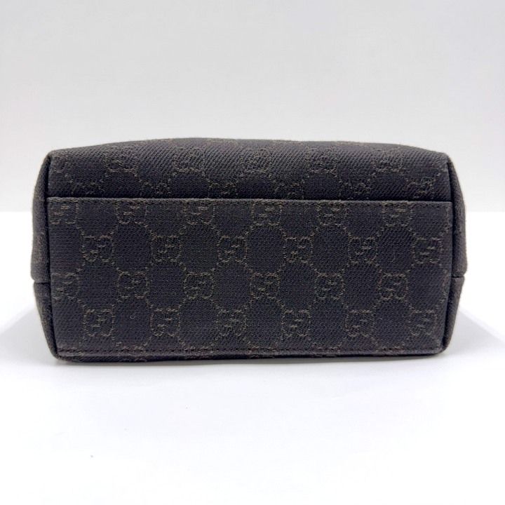Gucci Mini Tote GG Canvas Leather Brown — view 3