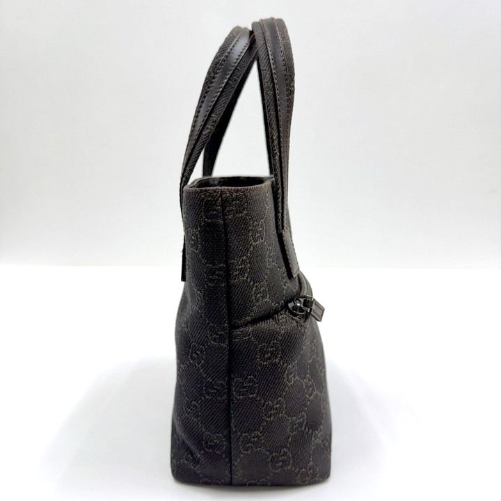 Gucci Mini Tote GG Canvas Leather Brown — view 5