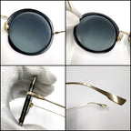 Dior Hypnotic 1 Sunglasses Champagne Gold Flame Black Cles Lens — view 3