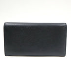 Gucci Bifold Wallet Interlocking Leather Black Gold — view 3